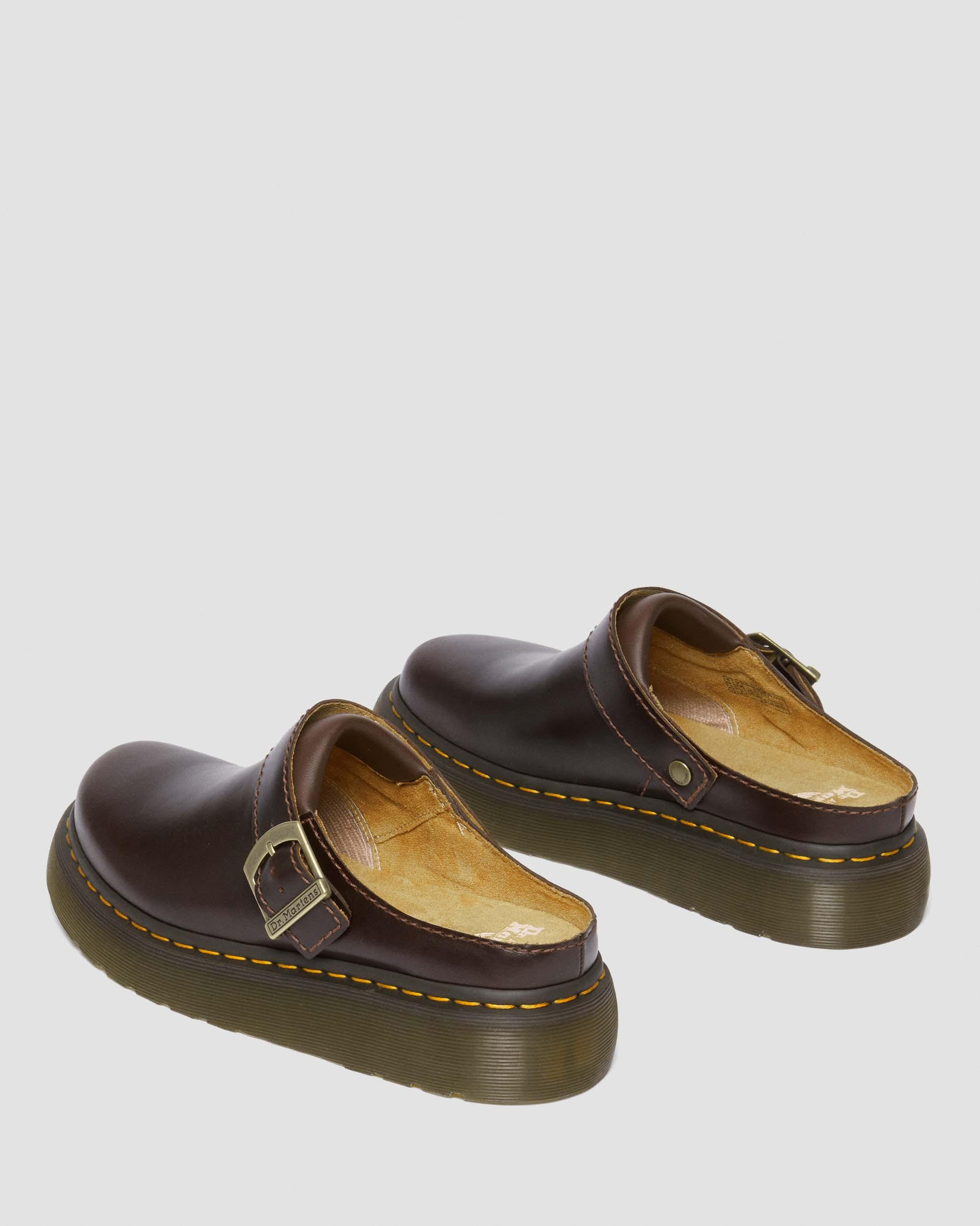 Laketen Atlas Leather Slingback Platform Mules - 4
