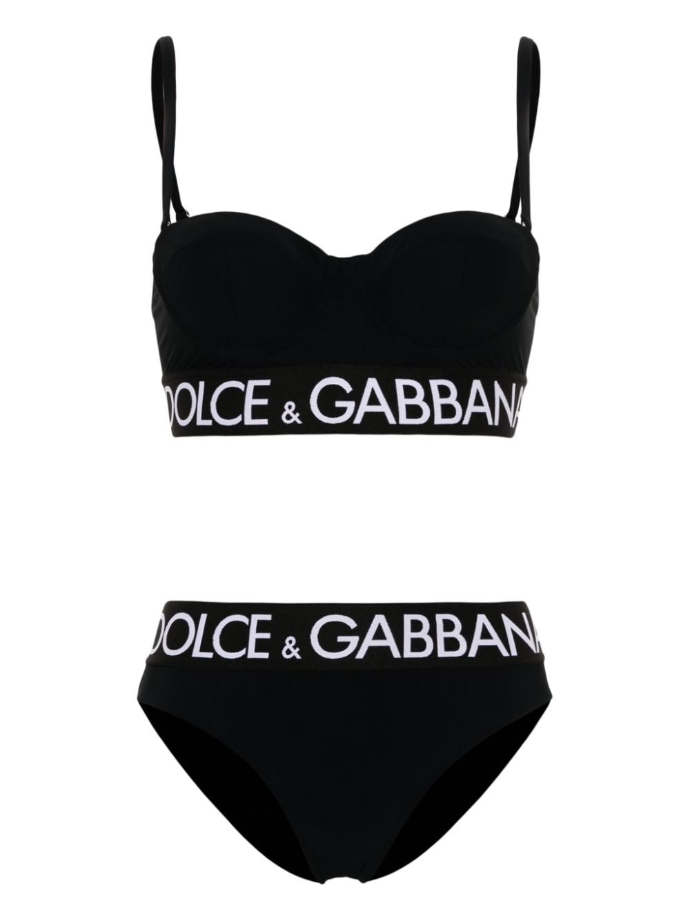 Dolce & Gabbana logo-trim Triangle Bra - Farfetch