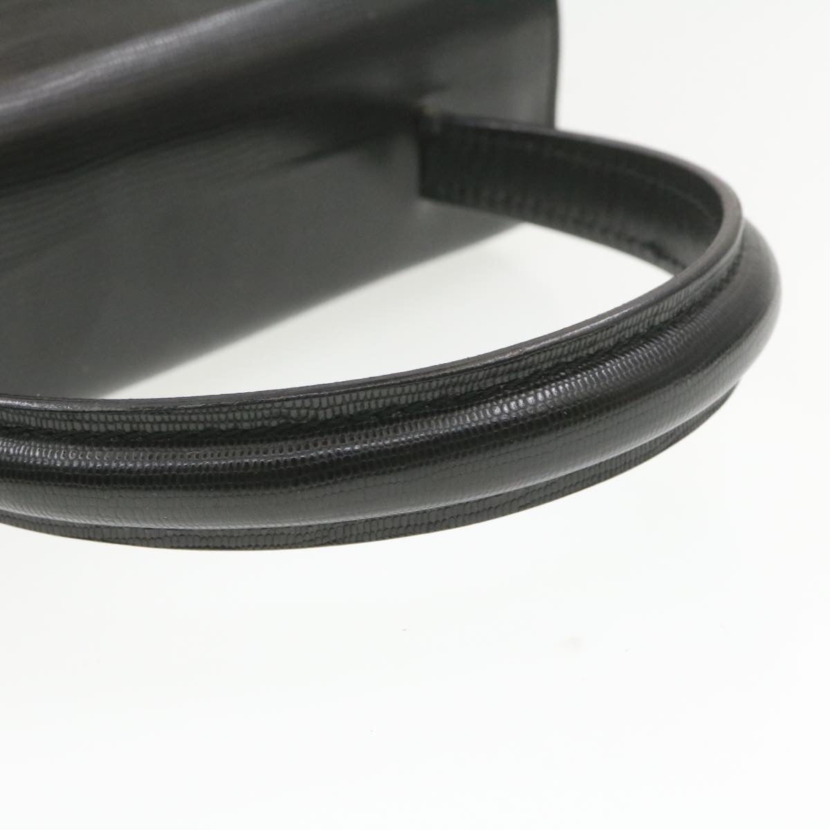 CELINE Hand Bag Leather Black - 7