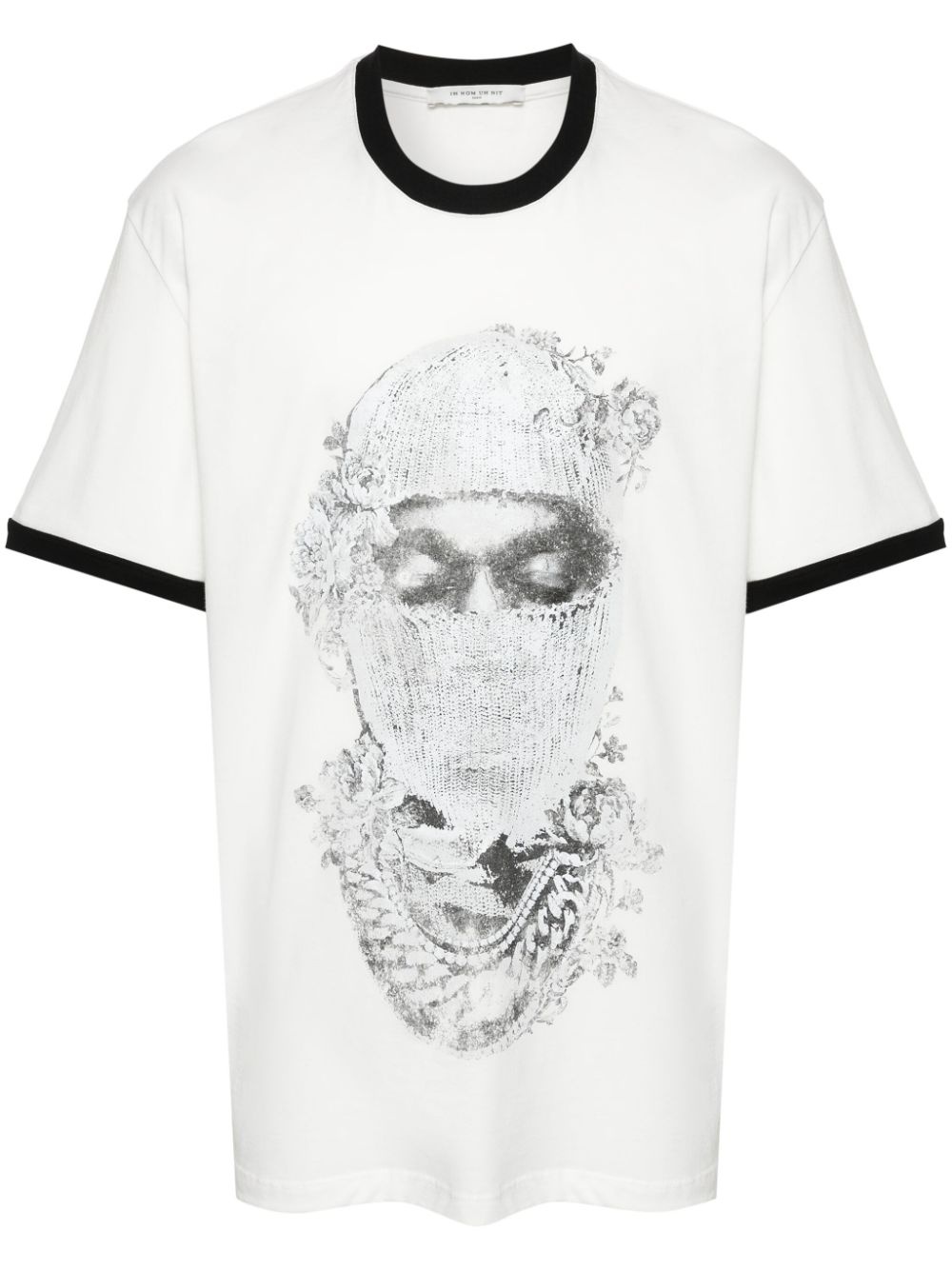 Mask Roses-print T-shirt - 1