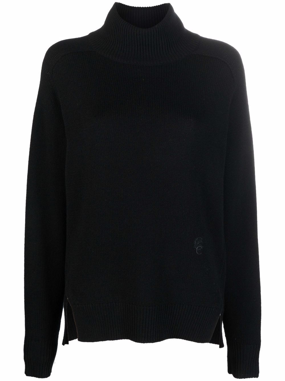 roll neck cashmere jumper - 1