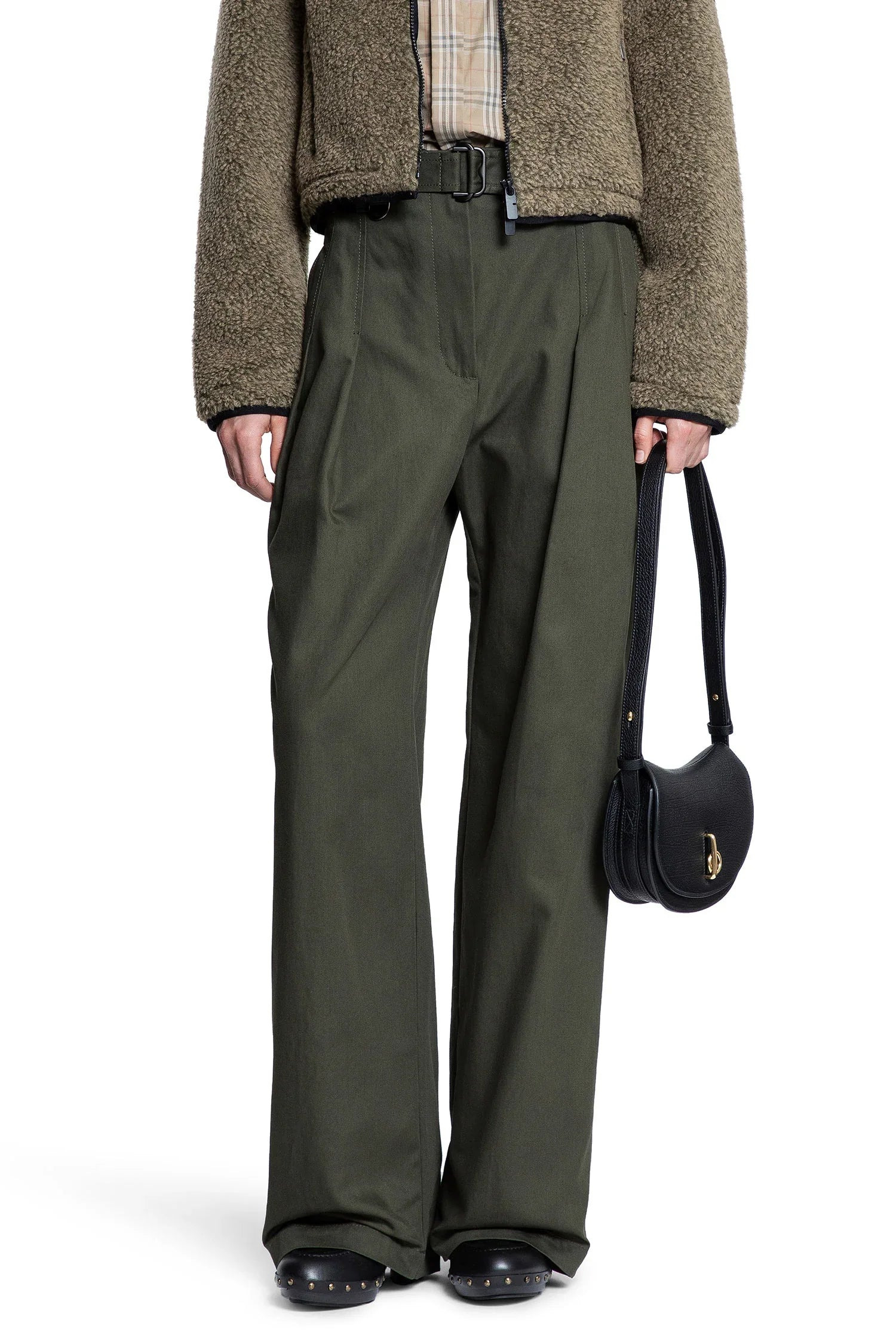 Gabardine-Belted-Trousers - 5