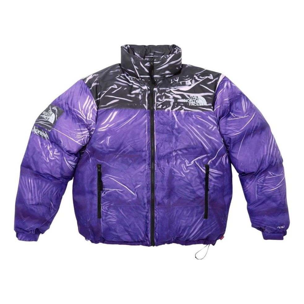 Supreme x The North Face Printed Nuptse Jacket 'Purple Black' SUP-SS23-077 - 1