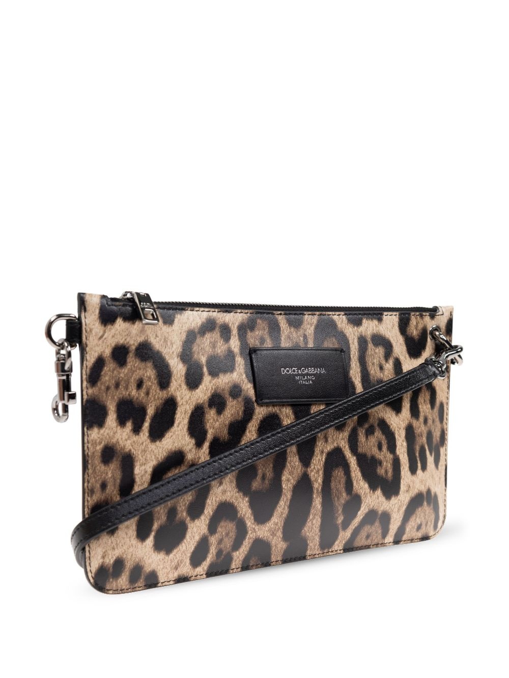 leopard-print toiletry bag - 4
