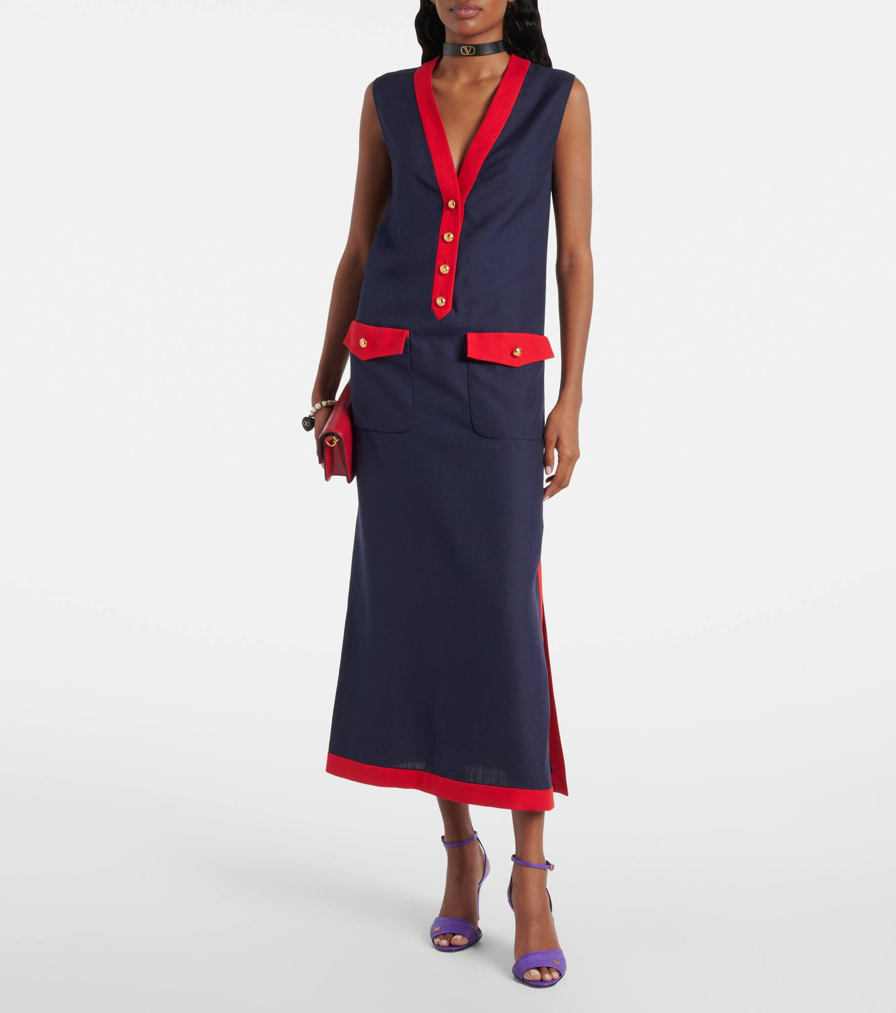 VLogo midi dress - 2