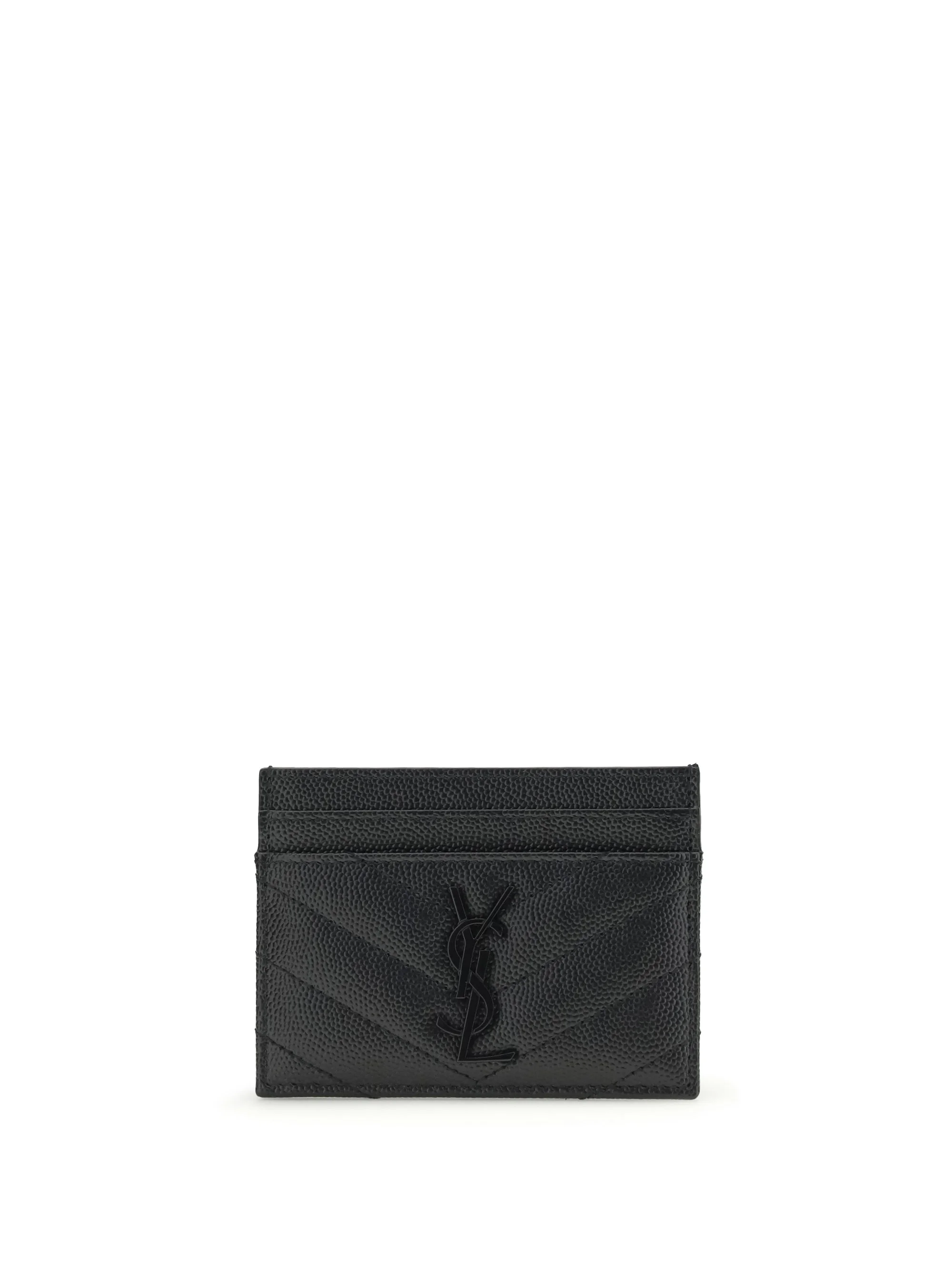 Saint Laurent Women Leather Card Holder - 1