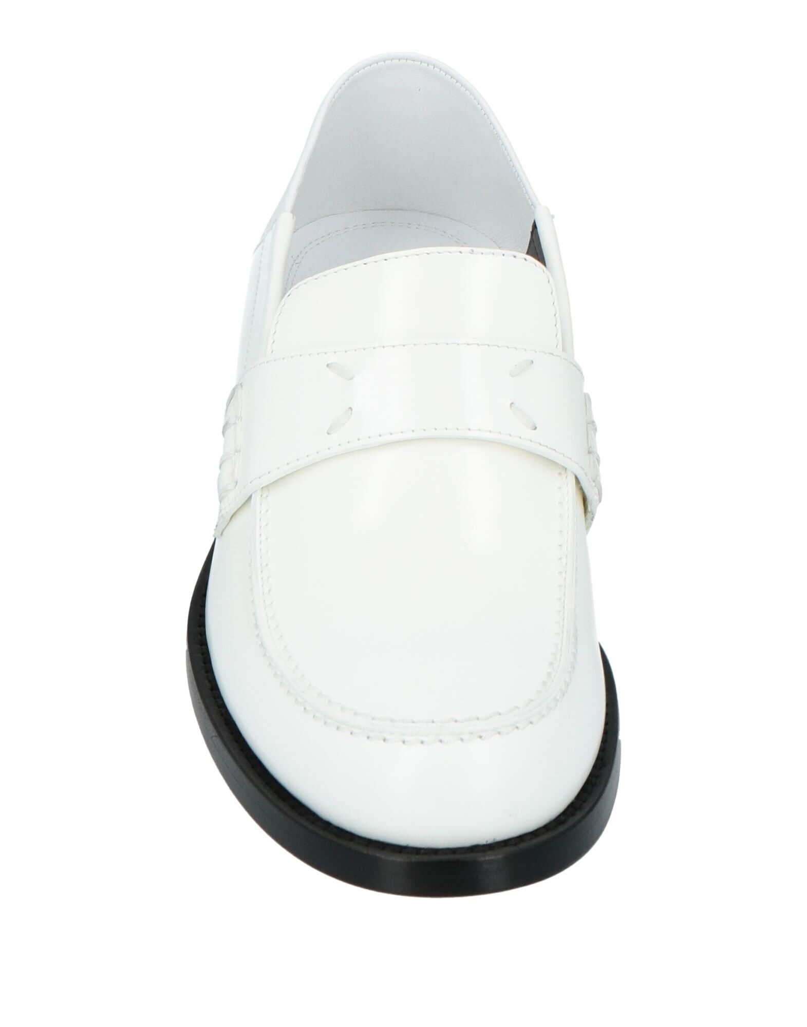 White Women's Loafers - 4