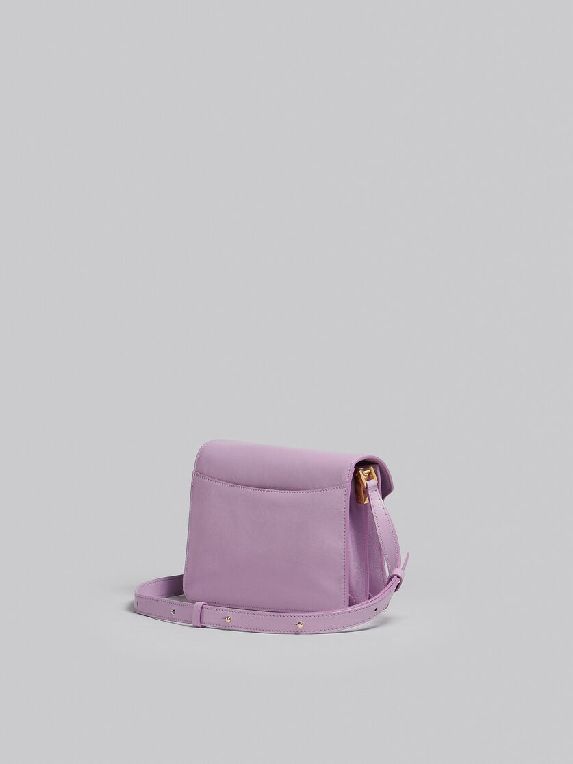 TRUNK SOFT MEDIUM BAG IN LILAC LEATHER - 3