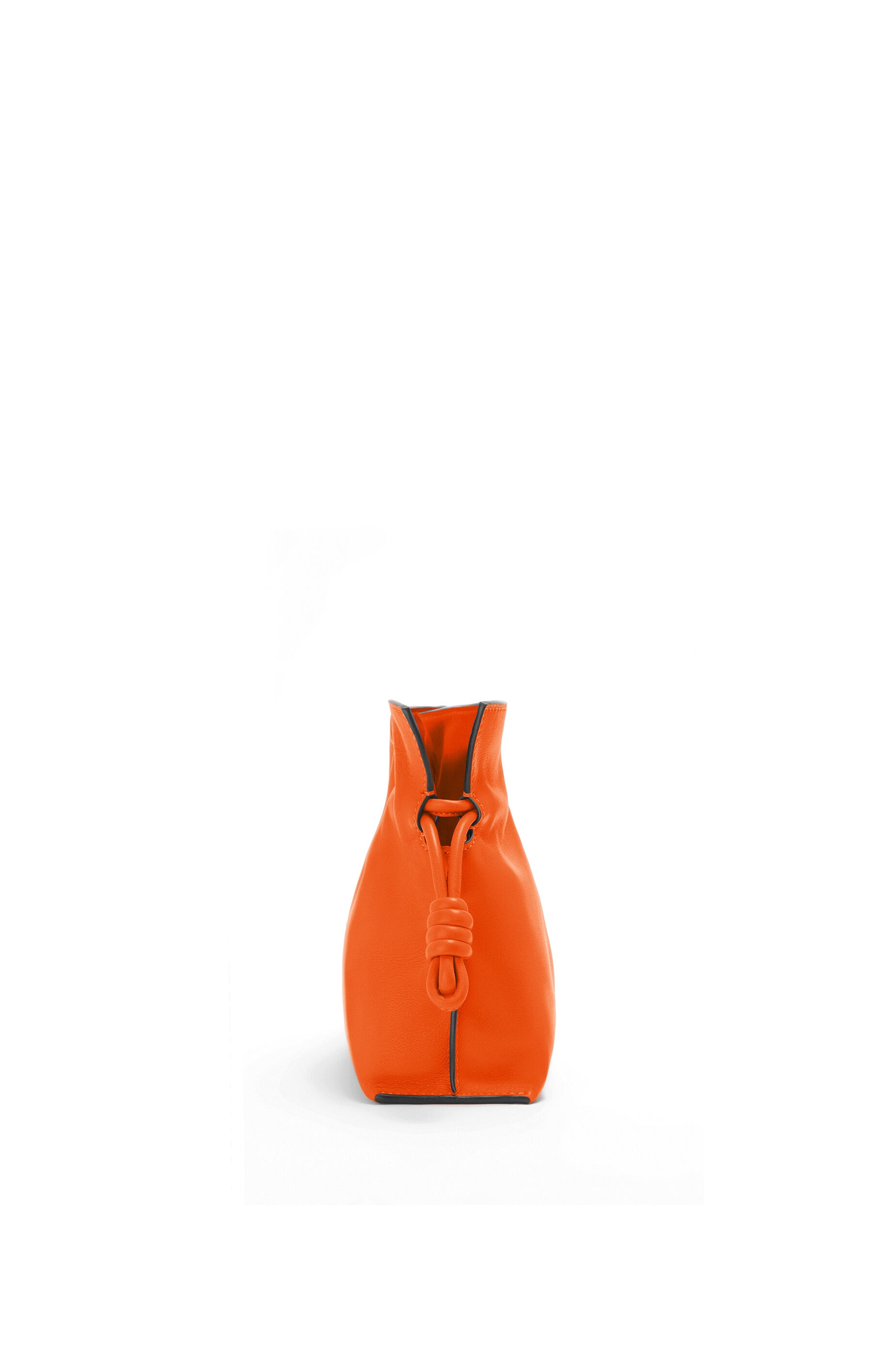 Mini Flamenco clutch in nappa calfskin with chain - 4
