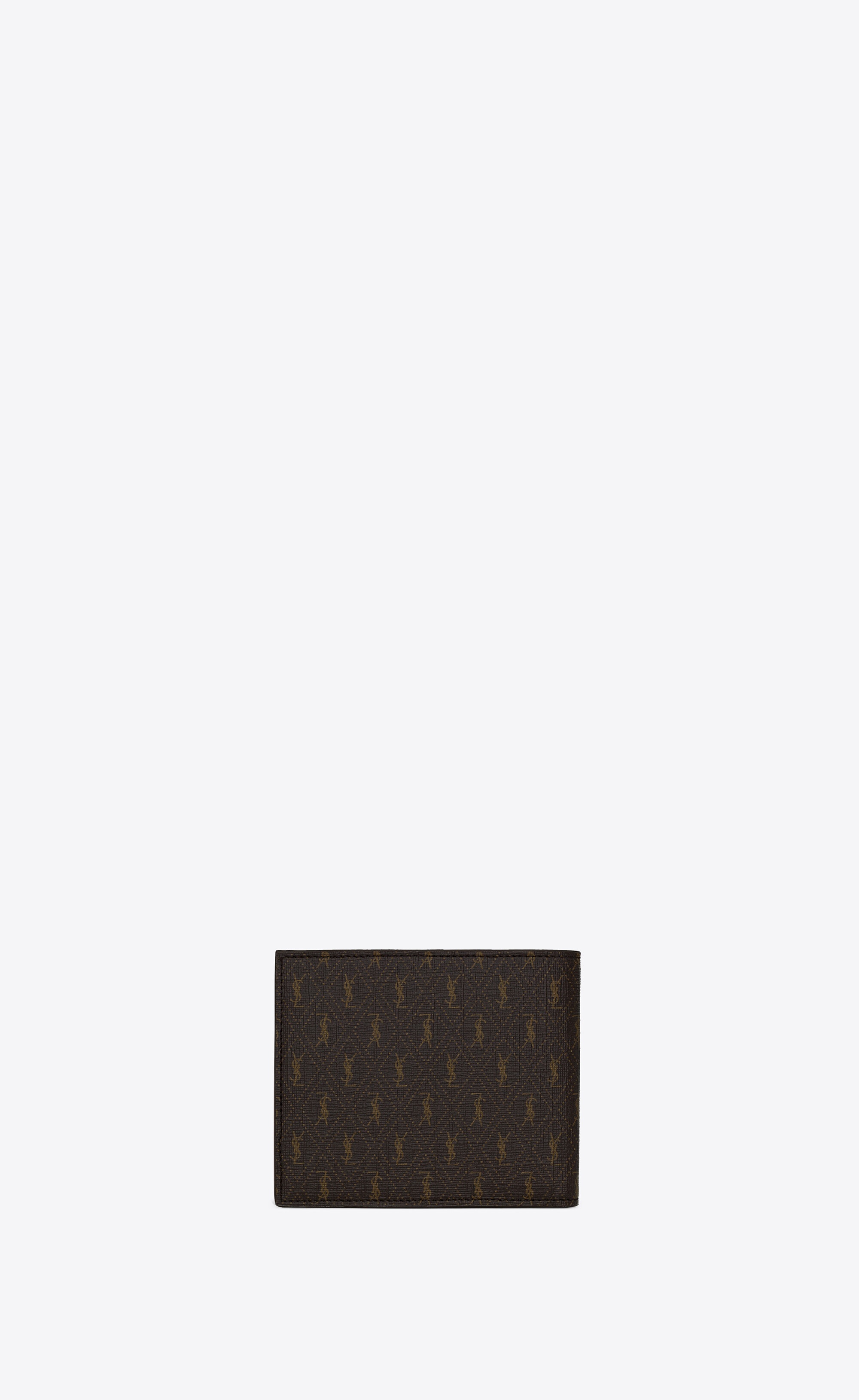 le monogramme east/west wallet in saint laurent monogram canvas - 2