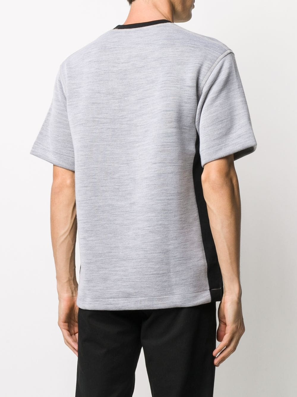 contrasting trim T-shirt - 5