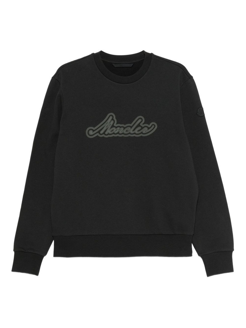 logo crew-neck sweatshirt 1