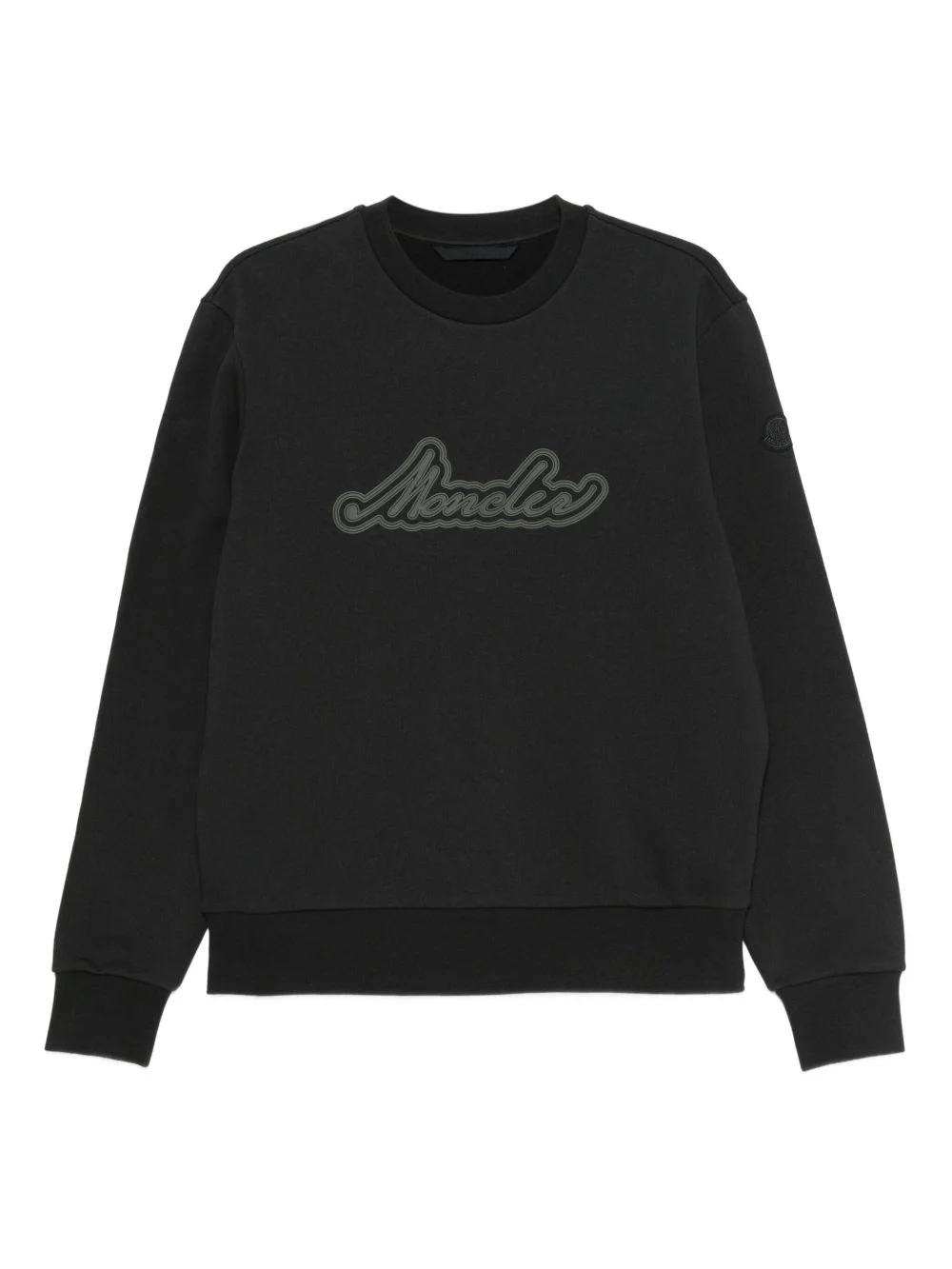 logo crew-neck sweatshirt - 1