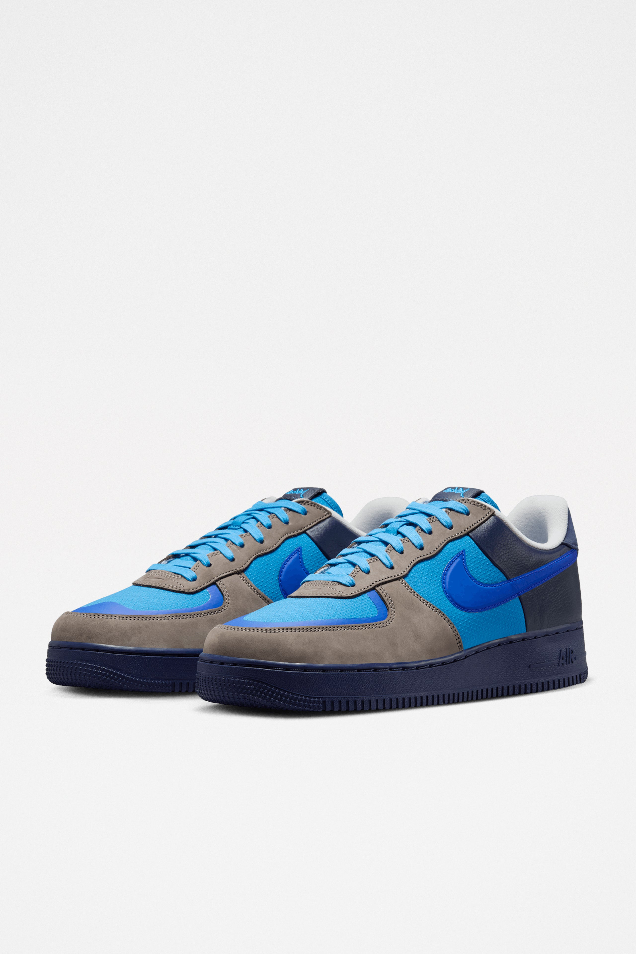 NIKE AIR FORCE 1 LOW SP X STASH SOFT GREY / VARSITY ROYAL - 4
