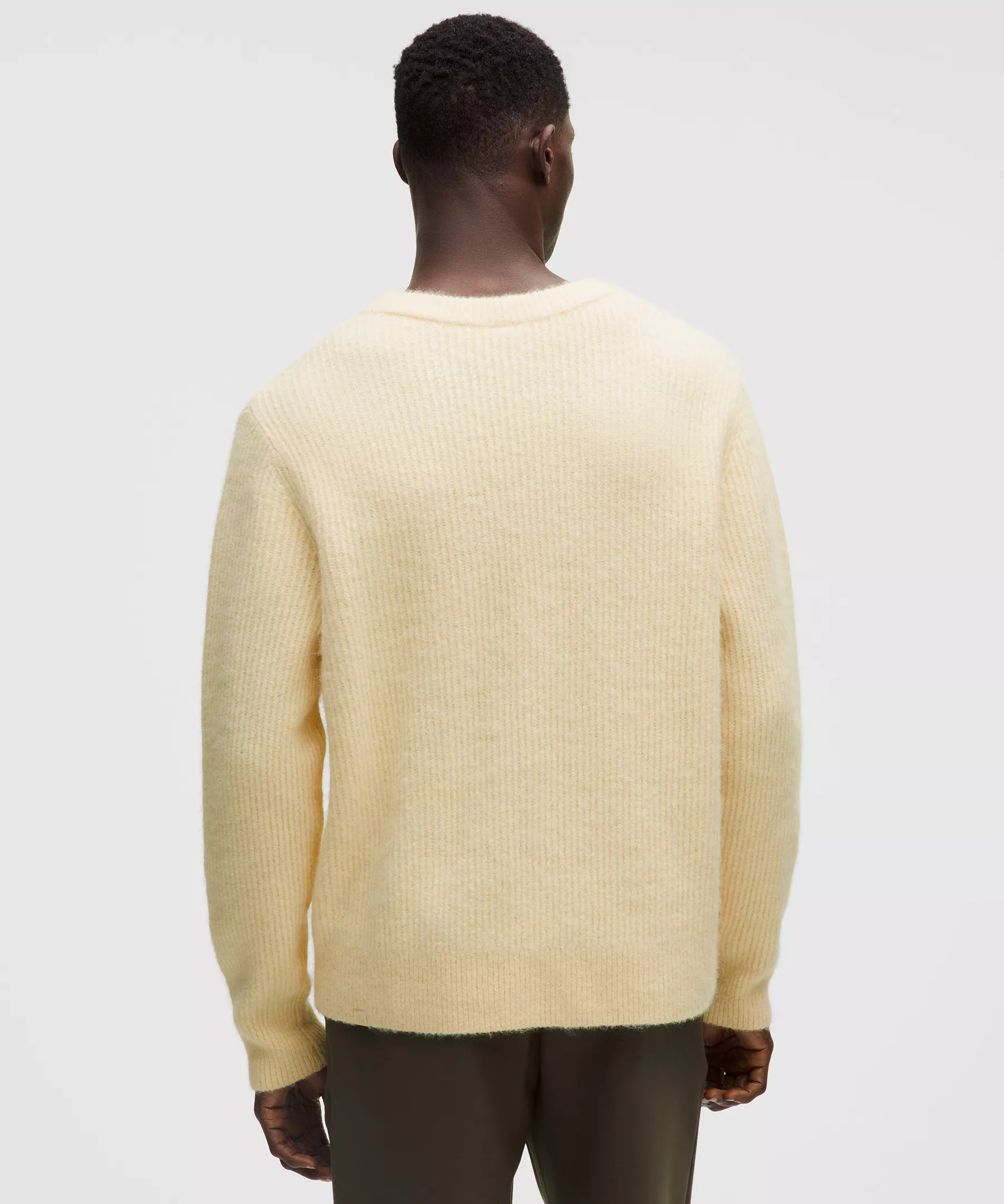 Wool-Blend Ribbed Sweater - 3