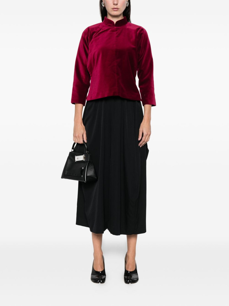 Comme Des Garçons stand collar blouse outlook