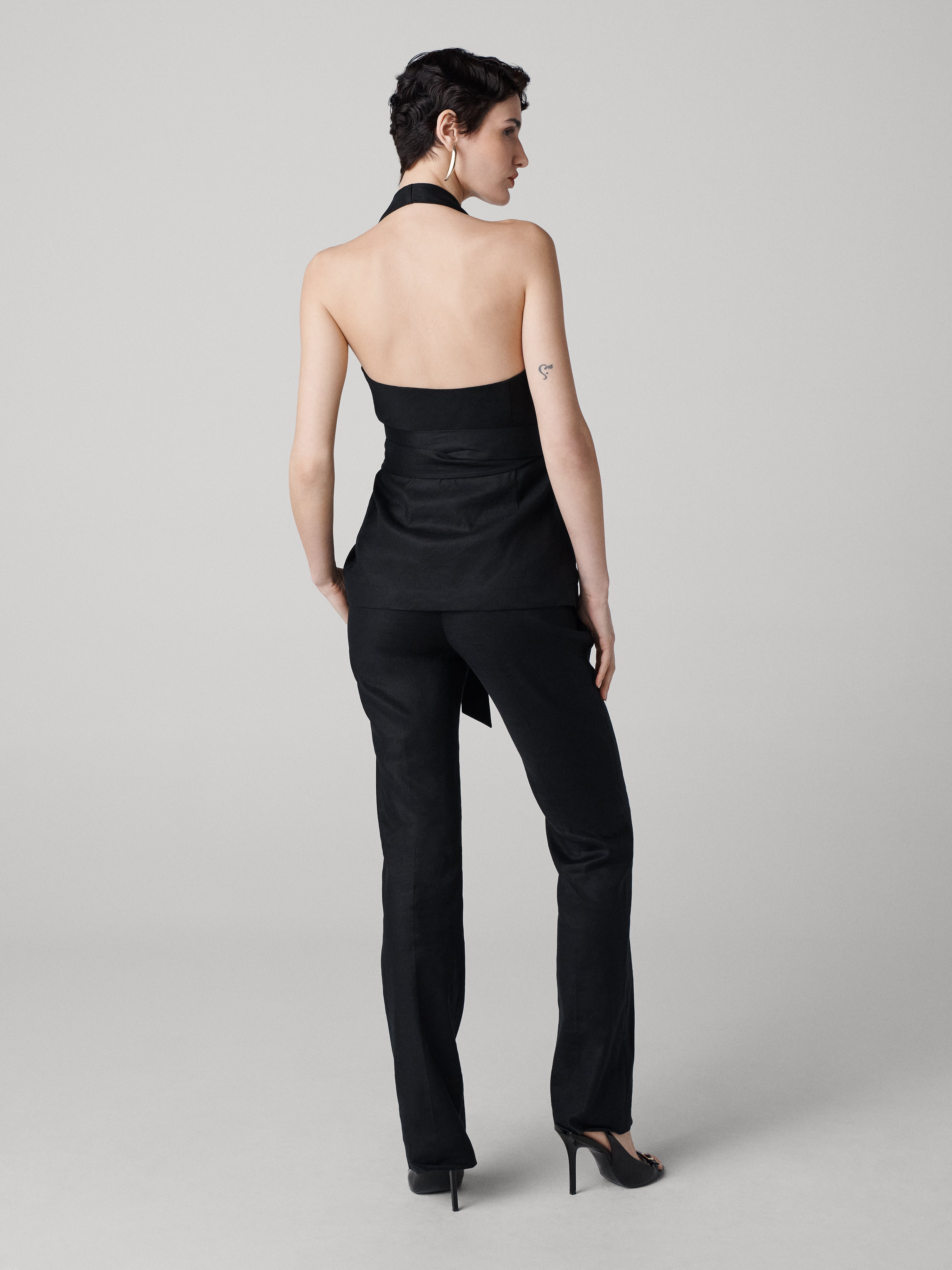 Alyssa Halter Wrap Top - 3