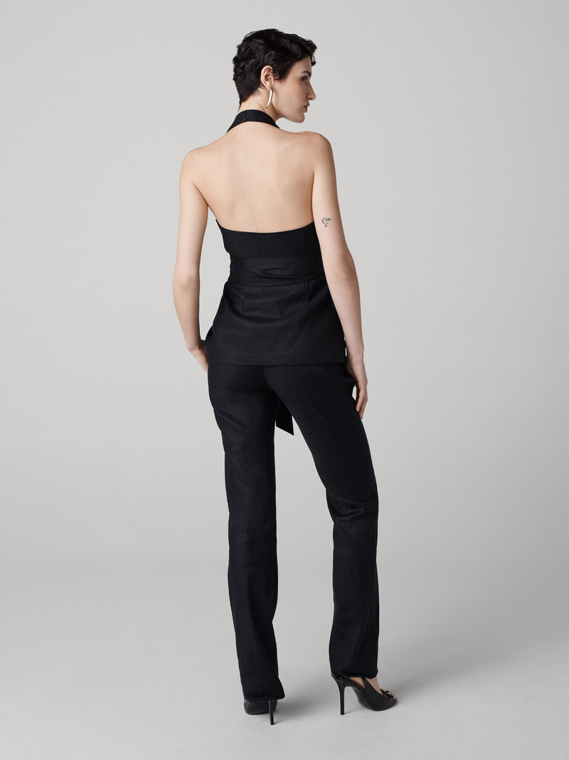 Alyssa Halter Wrap Top 3
