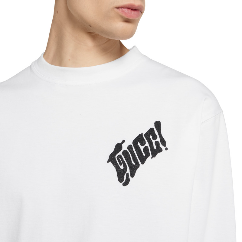 Cotton jersey T-shirt with Gucci logo 5