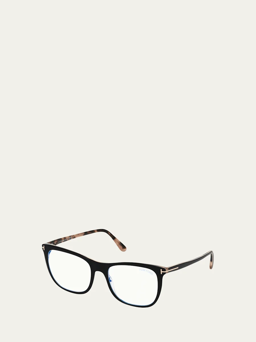 Square Acetate Optical Glasses - 1