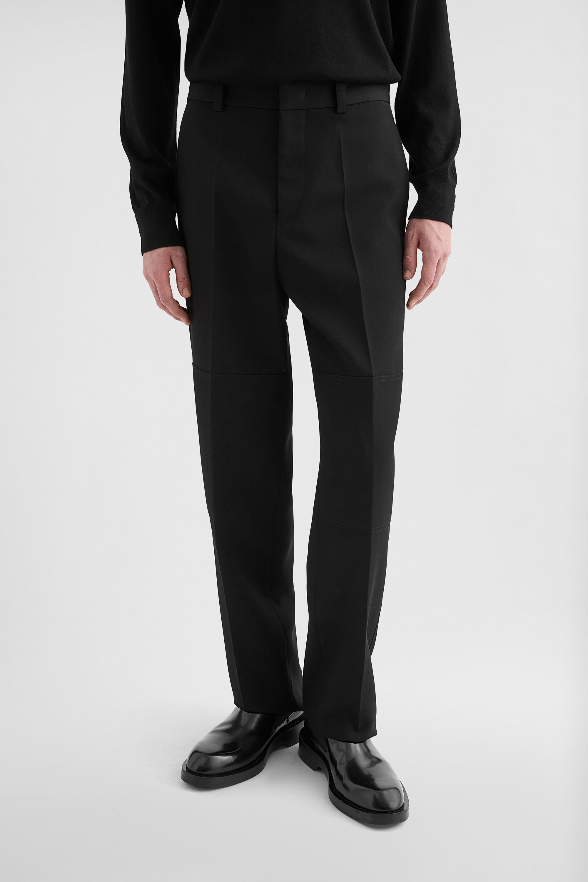 Wool Gabardine Trousers - 7