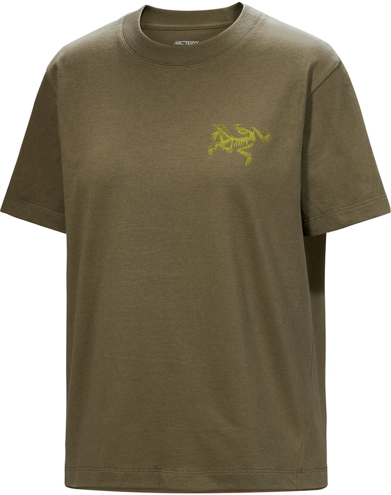 Kragg Cotton Bird Tile Crew Shirt SS 1