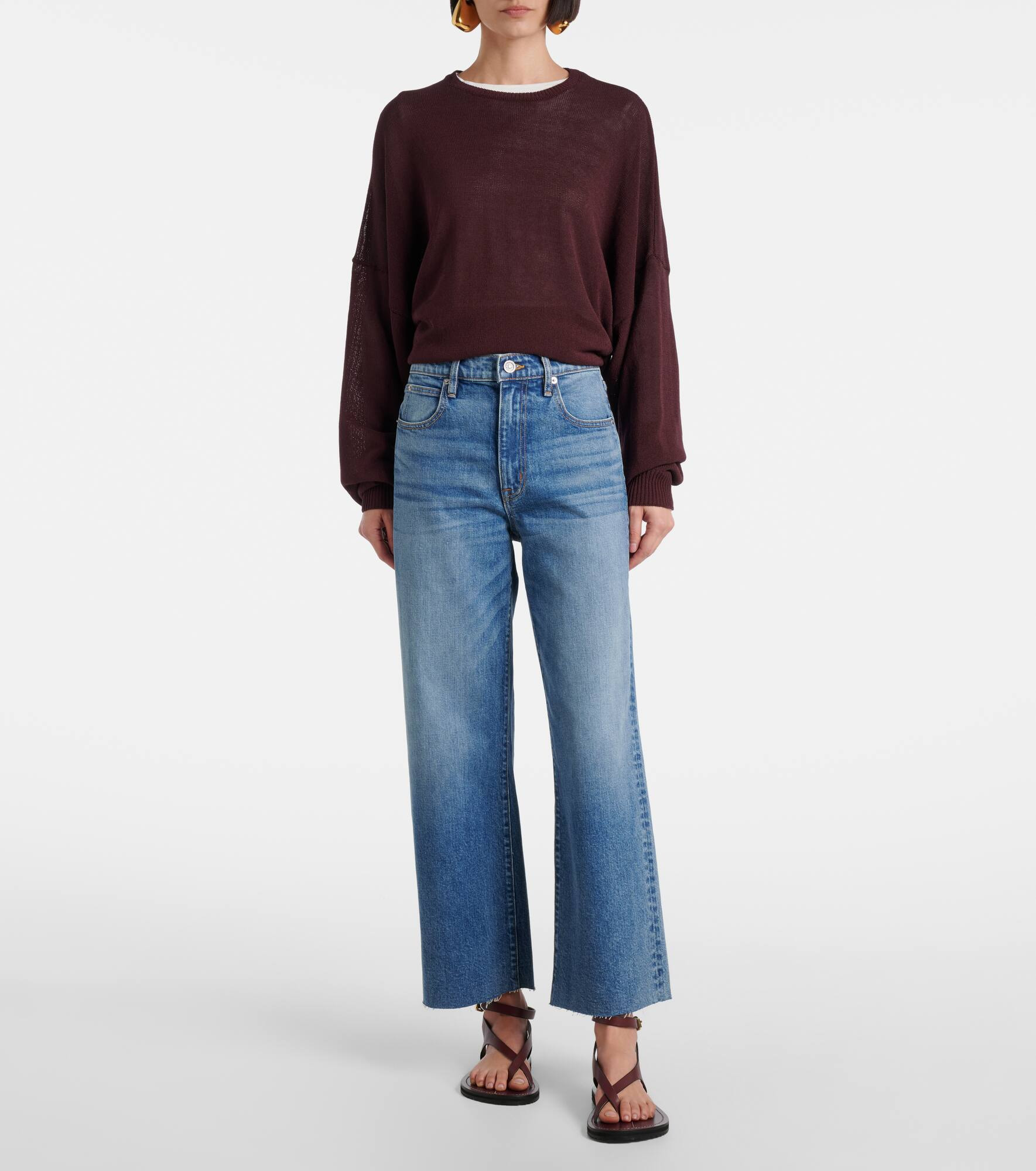 Grace high-rise wide-leg jeans - 7