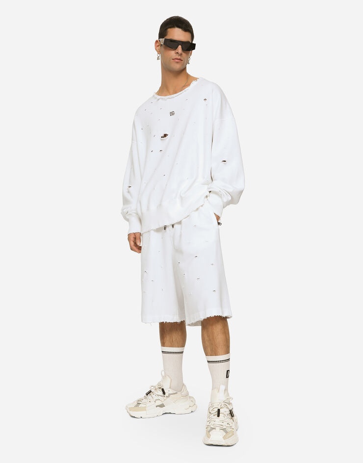 Destroyed jogging shorts with DG hardware - 5