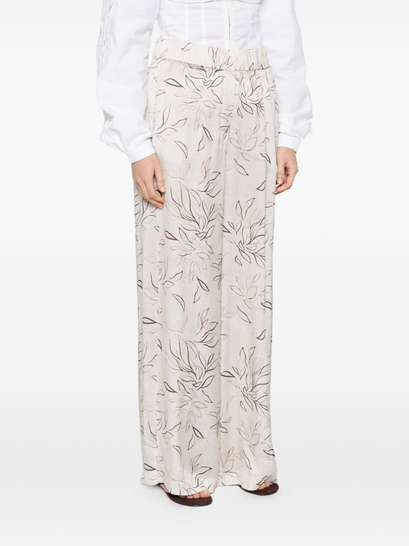 floral-print palazzo pants 3