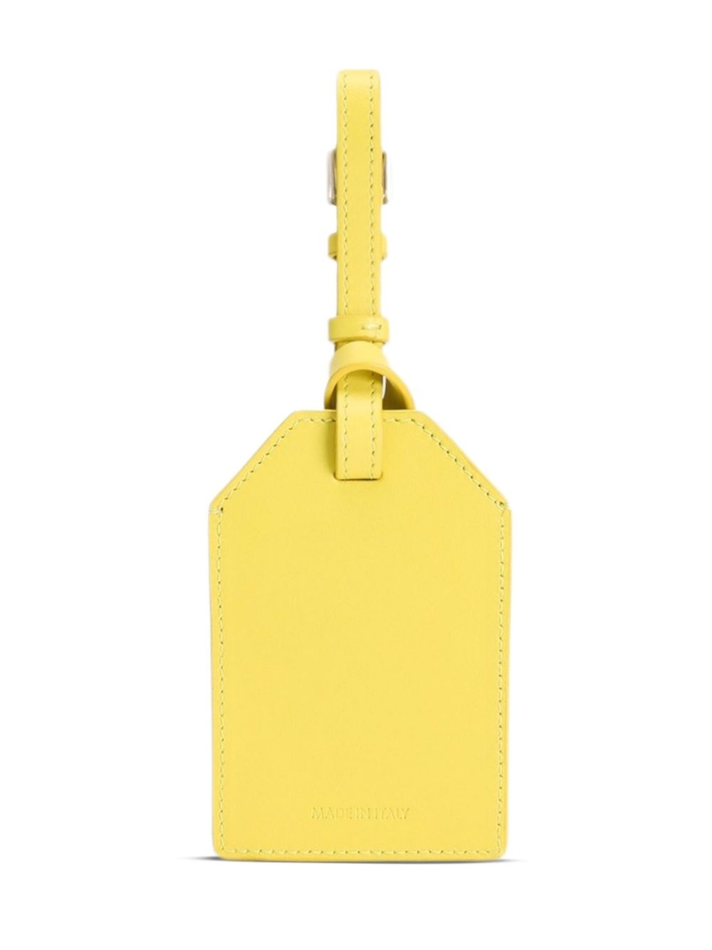 padlock leather keychain - 2