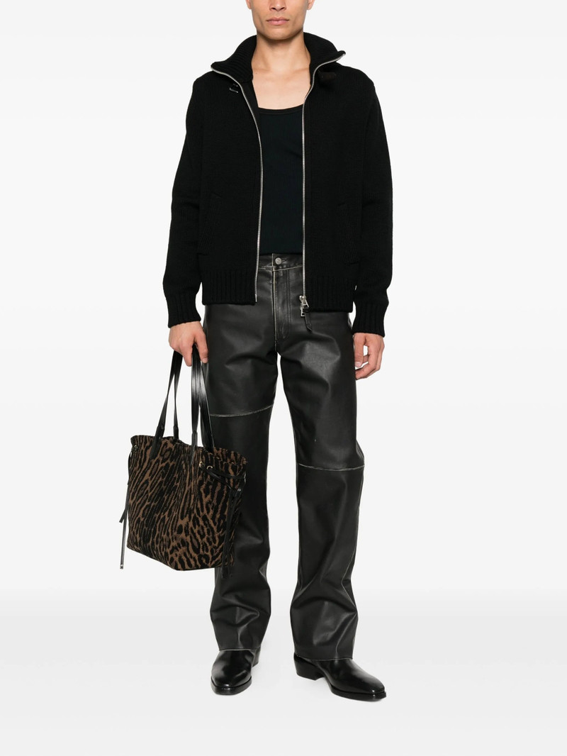 TOM FORD Tom Ford Zip-front Ribbed Wool Jacket outlook