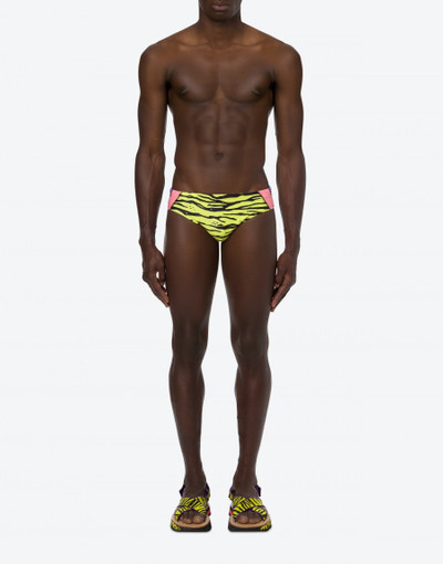 Moschino TIGER PRINT BEACH BRIEFS outlook