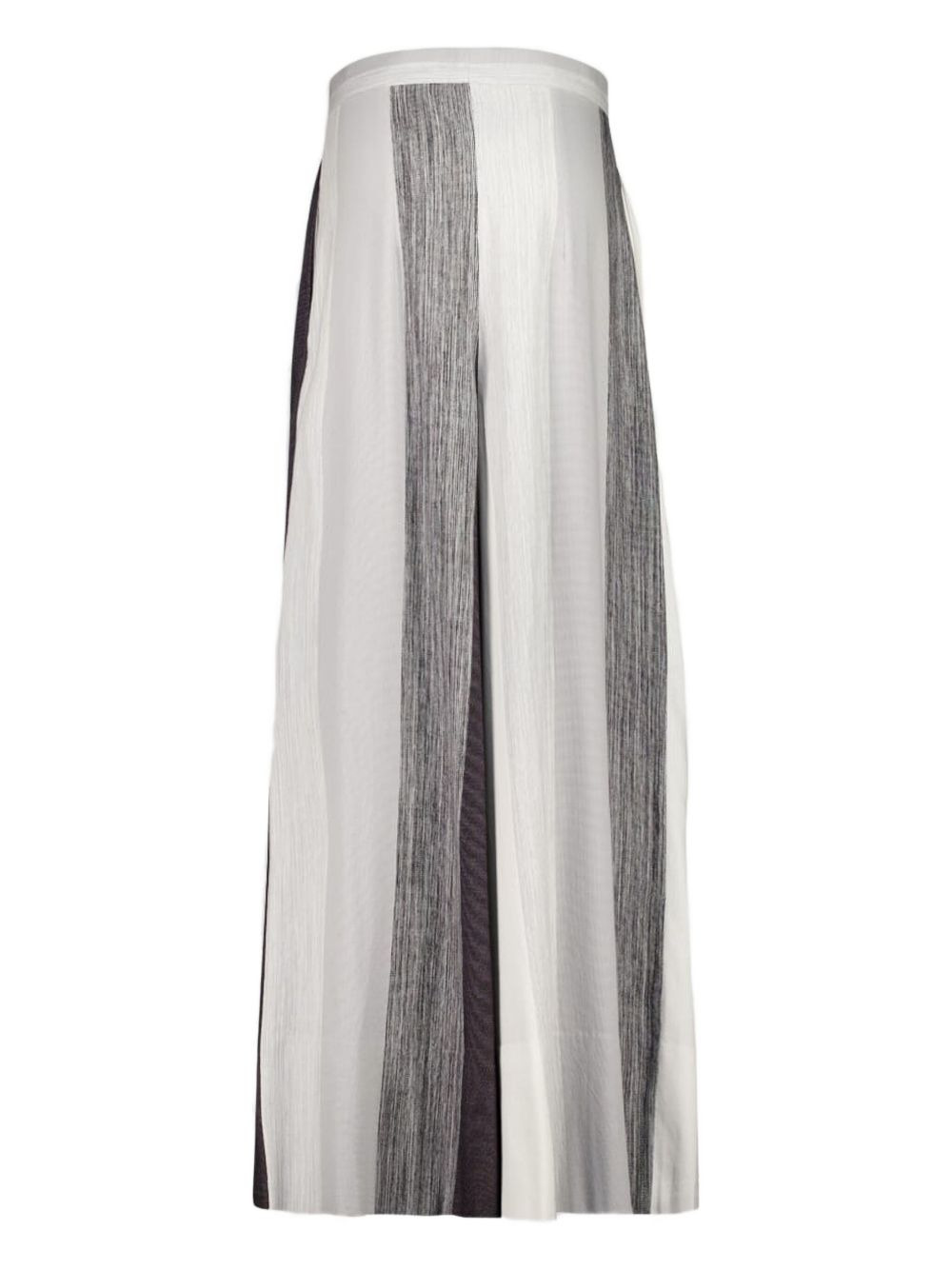 pleated stripe trousers - 2