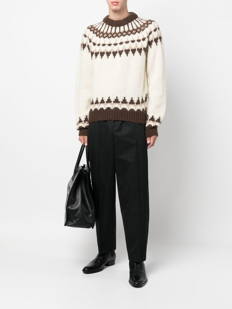 SAINT LAURENT sweater in wool and mohair outlook