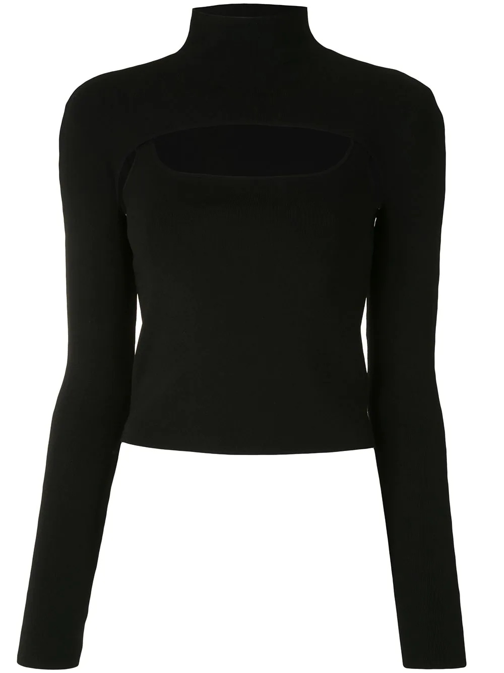 detachable long-sleeved jumper - 1