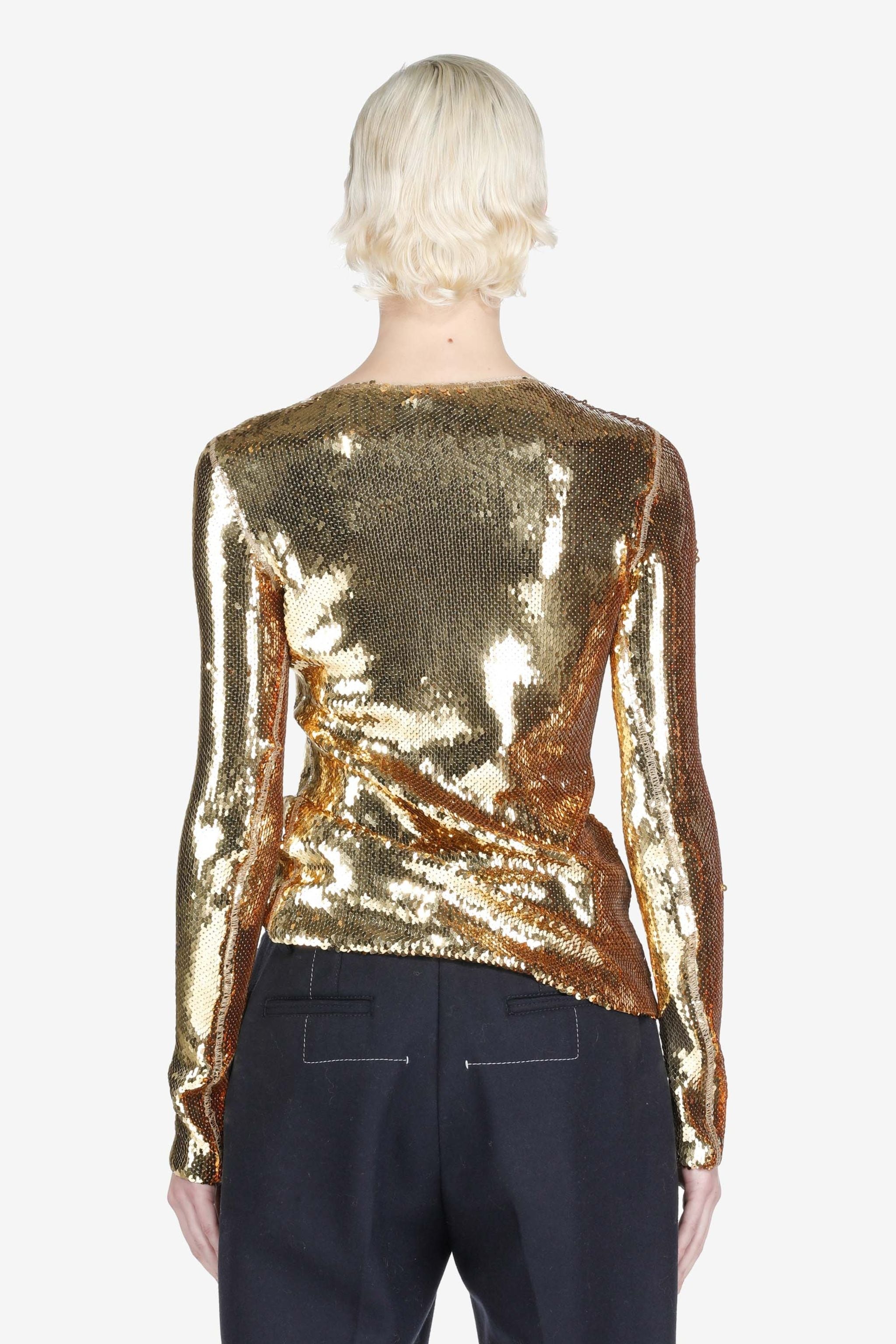 SEQUIN-EMBELLISHED TOP - 2