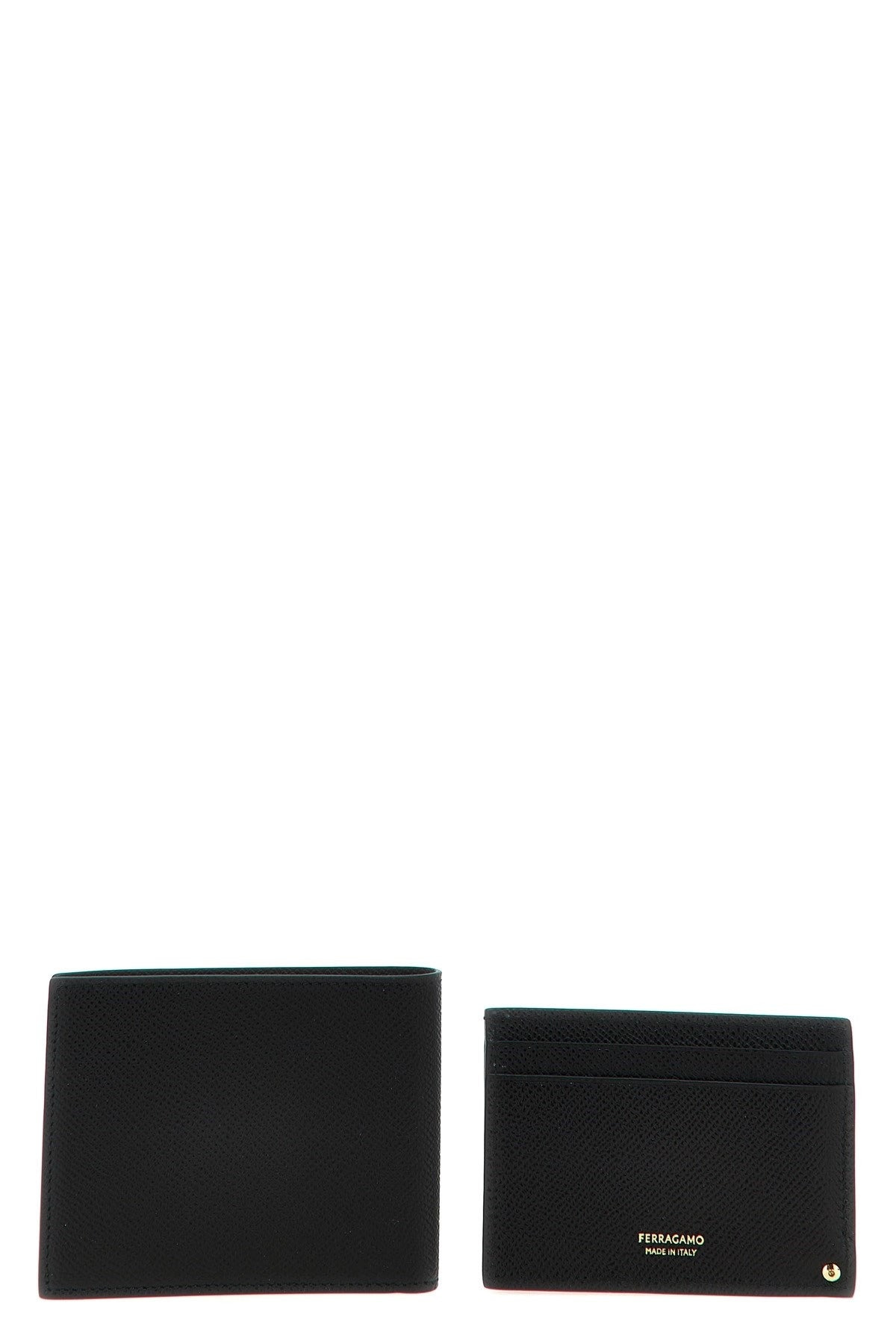 Ferragamo Men 'Gancio' Wallet + Card Holder Set - 3