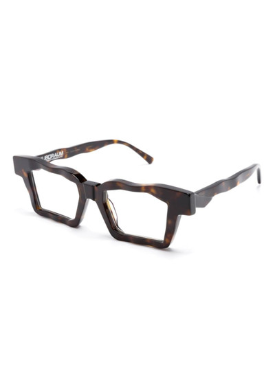 Kuboraum G1 rectangle-frame glasses outlook