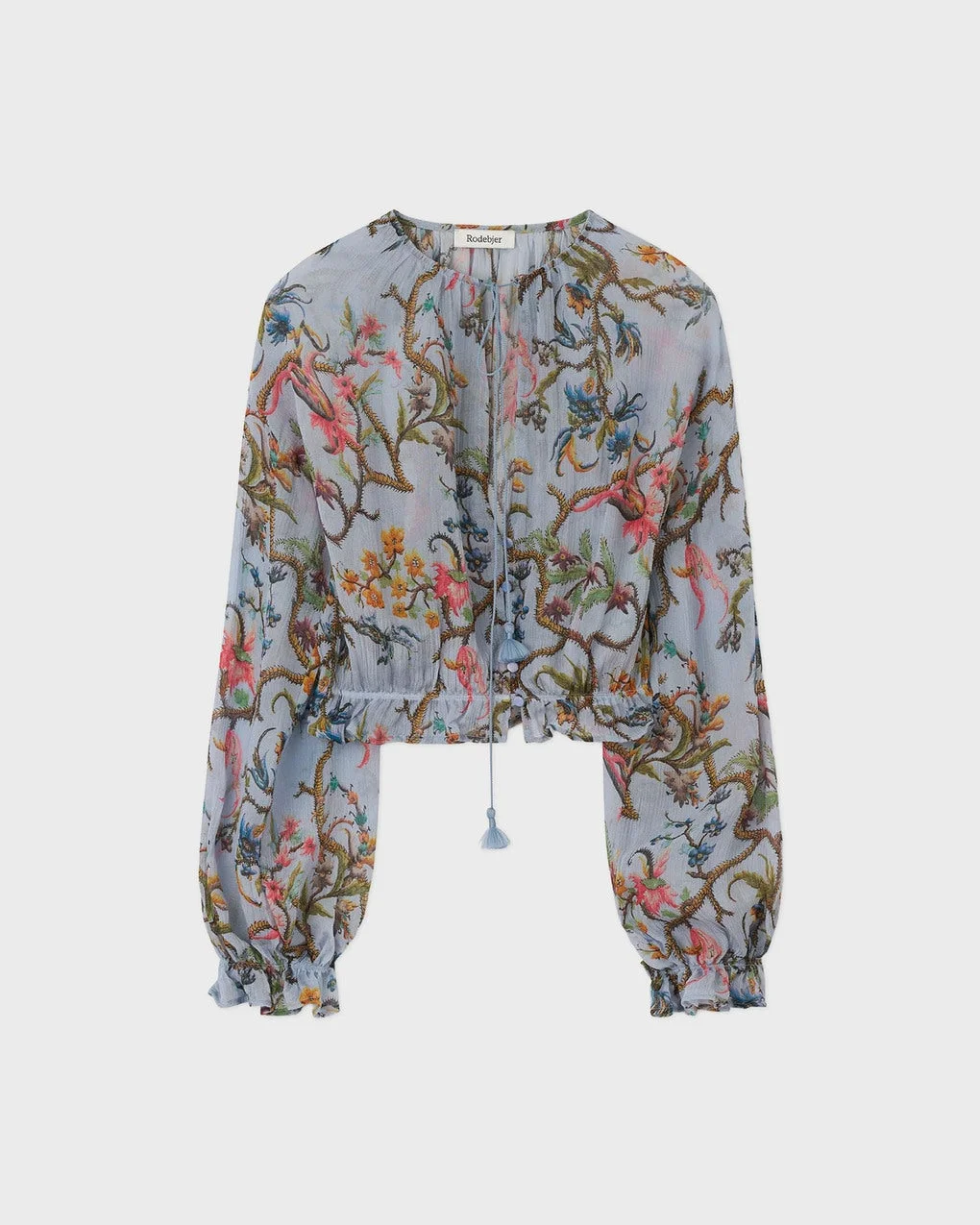 Blouse Piper Trailing Blue - 1