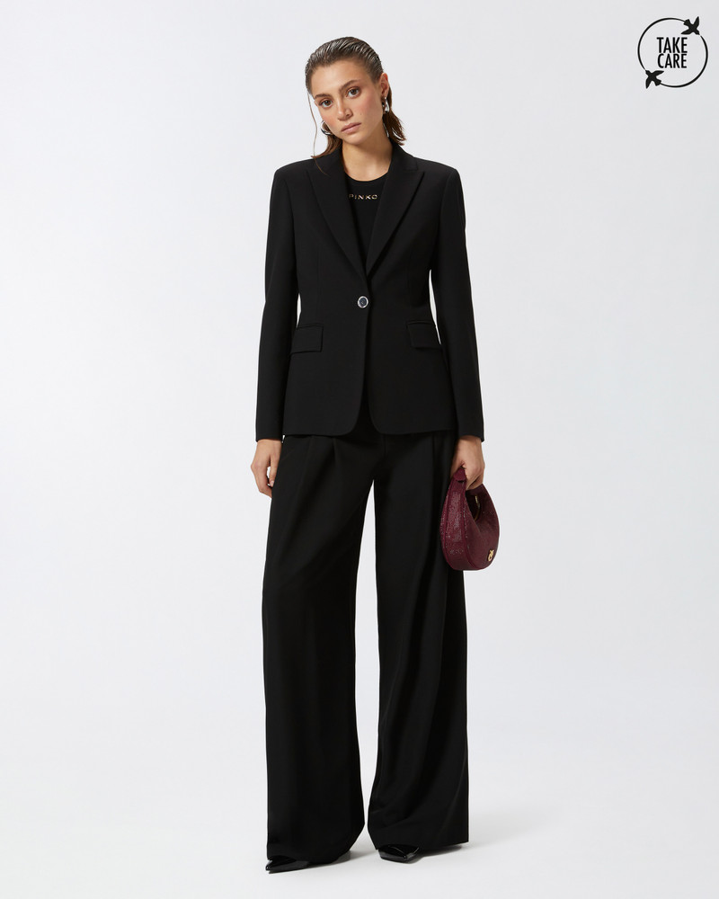PINKO SINGLE-BREASTED TECHNICAL FABRIC BLAZER outlook