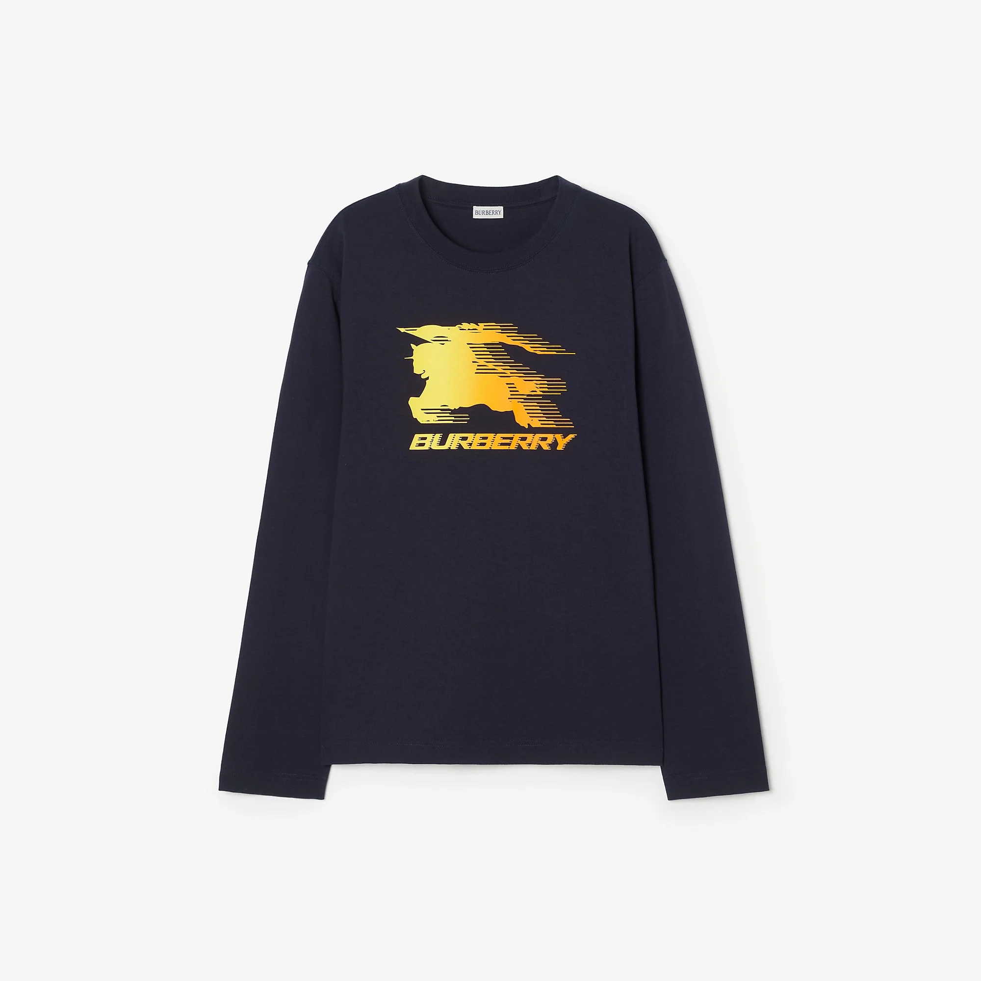 Long-sleeve Knight Cotton T-shirt - 1