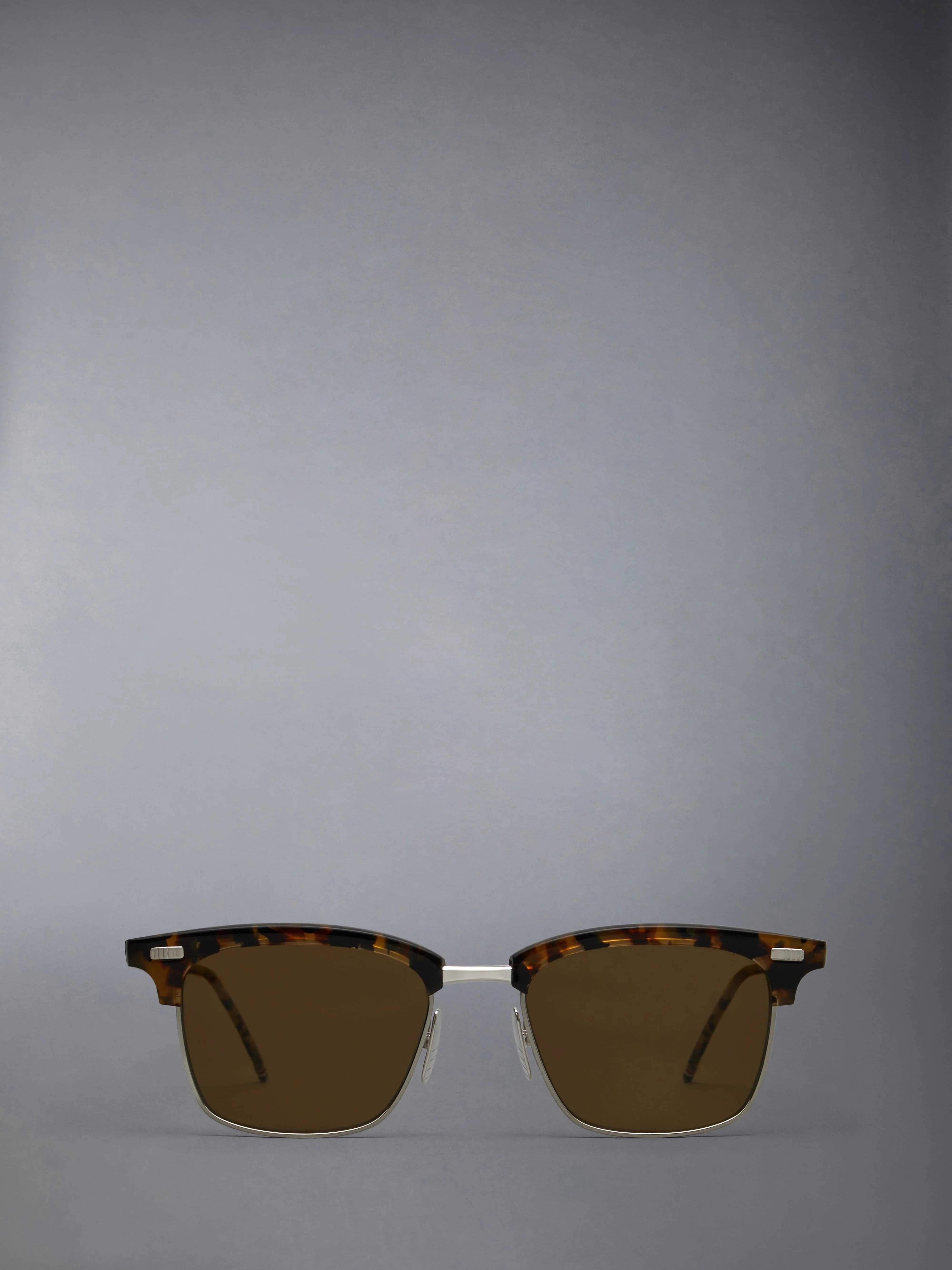 ACETATE AND TITANIUM RECTANGULAR SUNGLASSES - 1