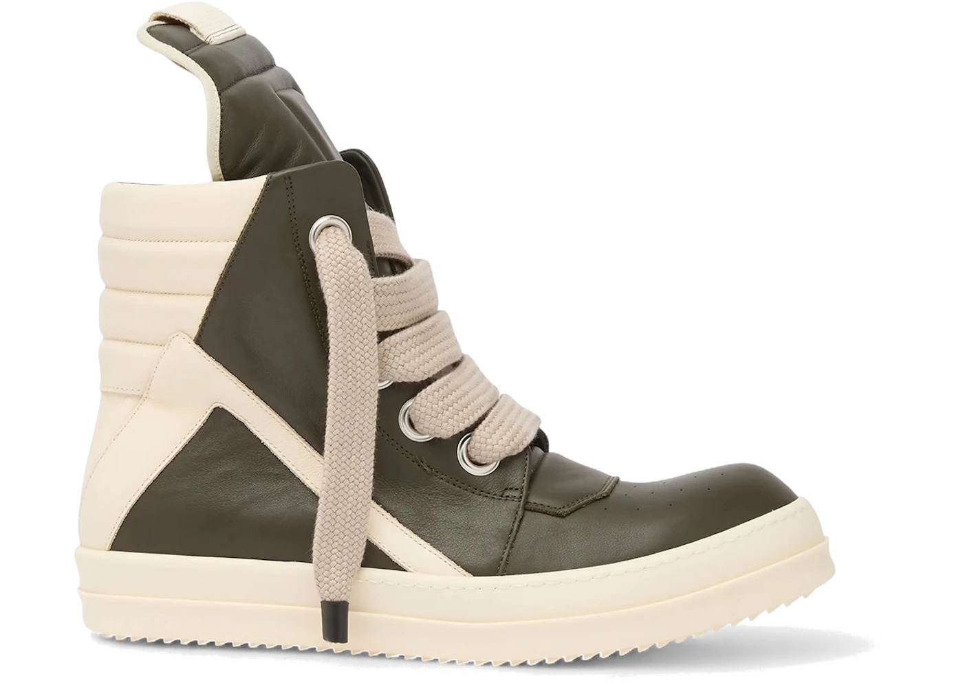 Rick Owens Concordians Jumbo Laced Geobasket Bosco Milk - 1