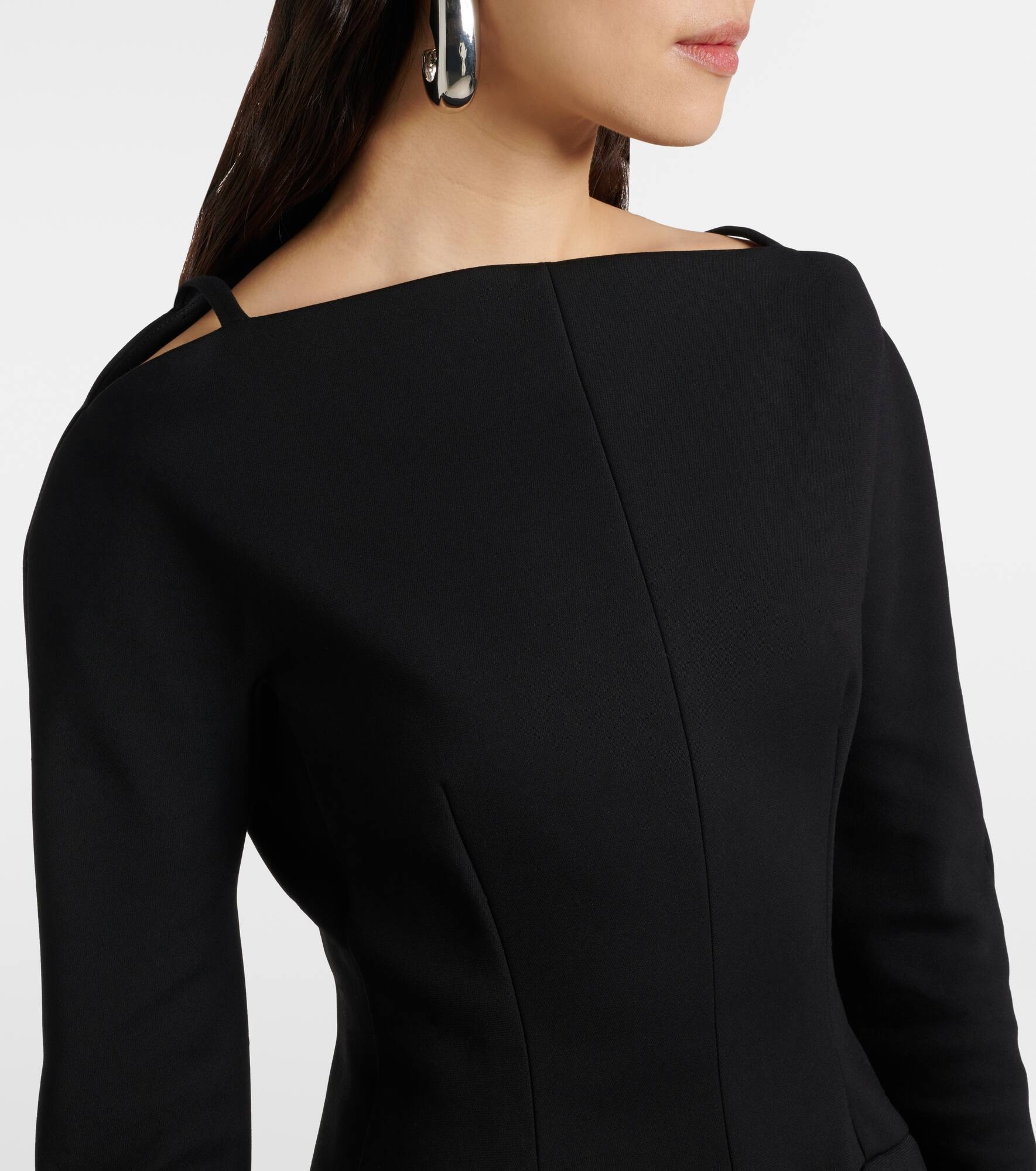 【SPORTMAX】DAKAR ストレッチ カディ ショート ドレス Sportmax Dakar minidress | mytheresa | REVERSIBLE