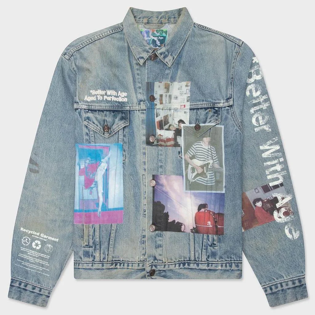 TABLOID TRUCKER JACKET - INDIGO - 1