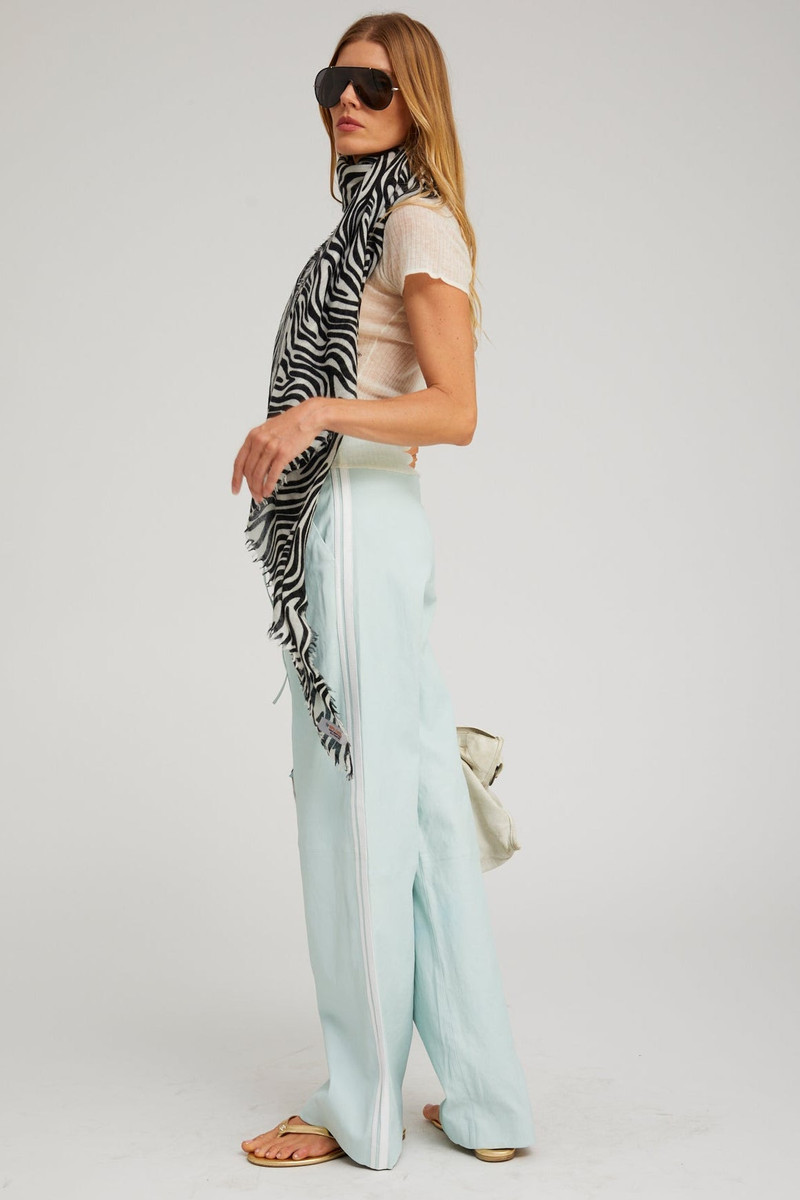 SPRWMN LEATHER BAGGY ATHLETIC PANTS outlook