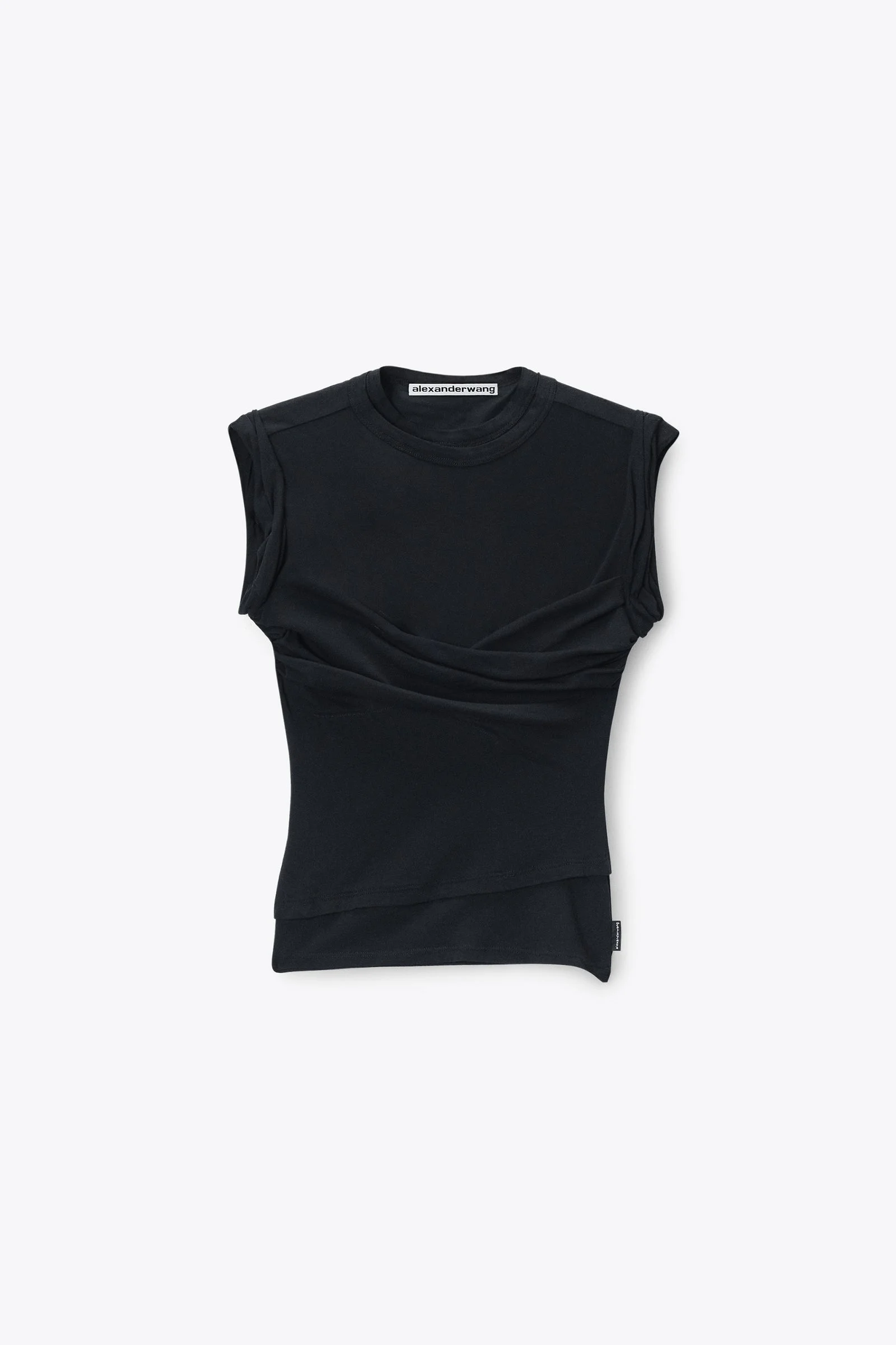 twisted bust layered tank - 1