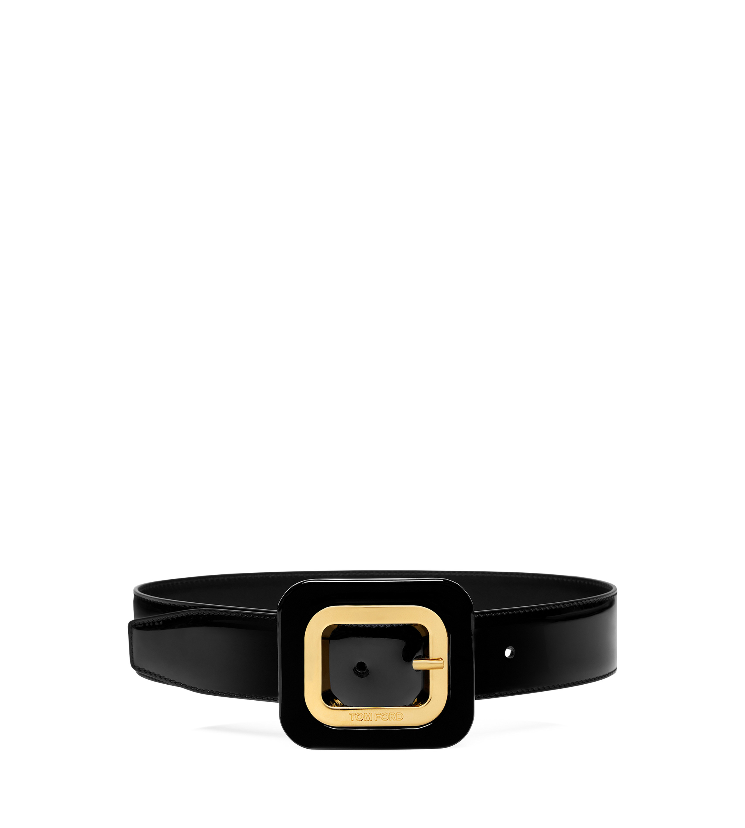 PATENT LEATHER 40 MM FRAME  BELT - 1