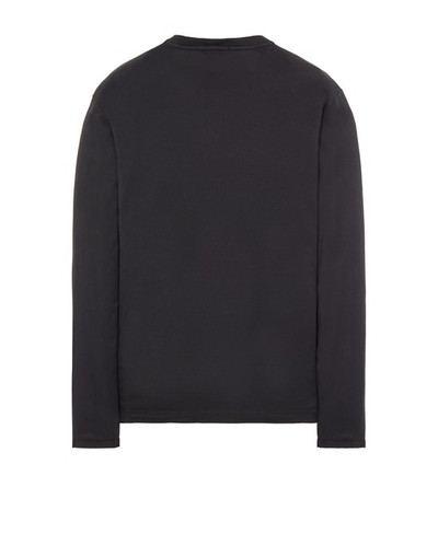 Stone Island 21013 COTTON JERSEY_GARMENT DYED BLACK outlook