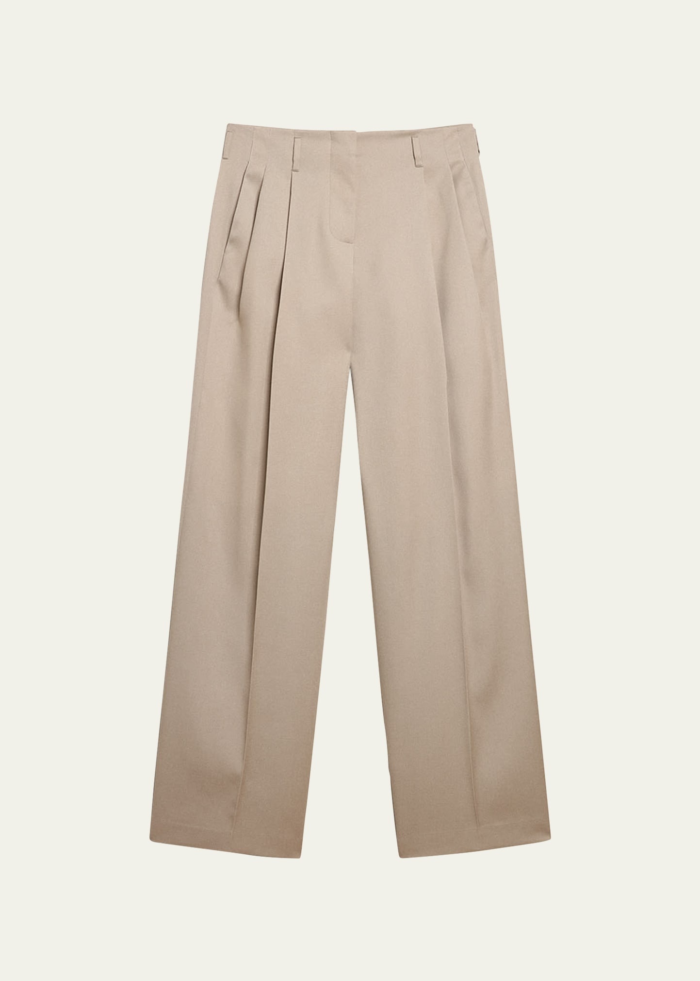 Journey Wool Gabardine Wide-Leg Pants - 5